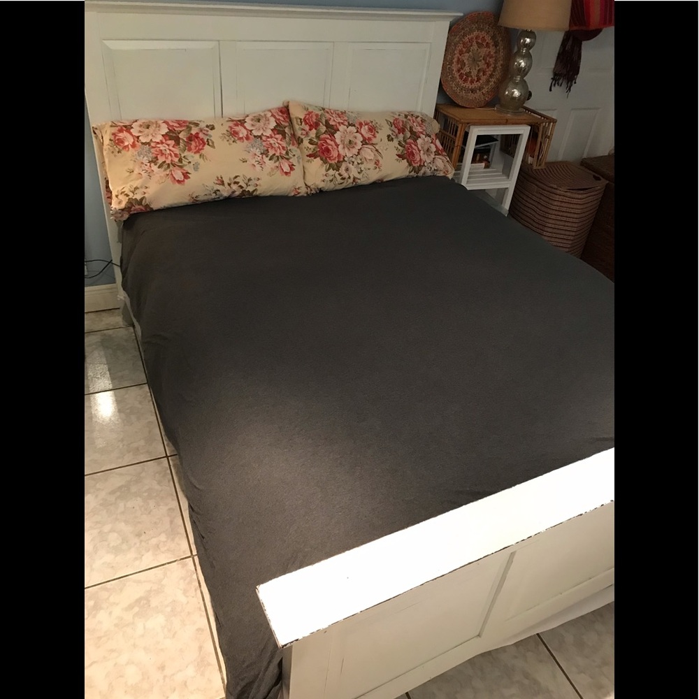 Calvin Klein full/Queen grey duvet cover EUC